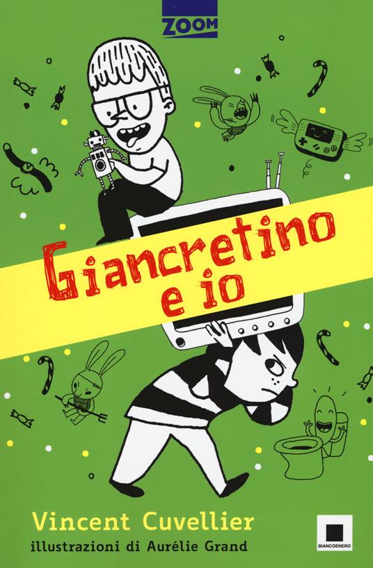 Giancretino e io. Ediz. ad alta leggibilità - Vincent Cuvellier - copertina