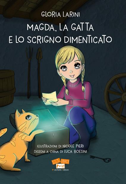 Magda, la gatta e lo scrigno dimenticato - Gloria Larini - copertina