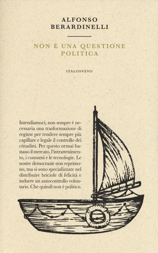 Non è una questione politica - Alfonso Berardinelli - copertina