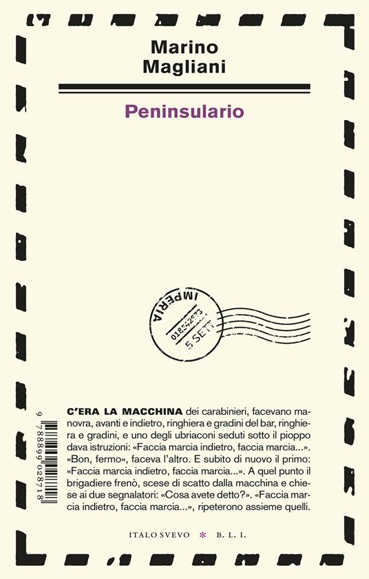 Peninsulario - Marino Magliani - copertina