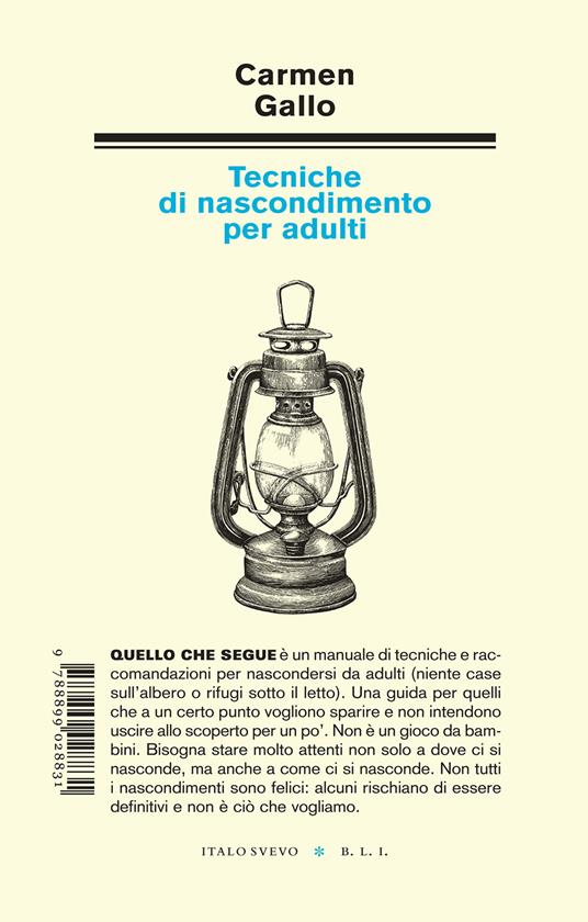 Tecniche di nascondimento per adulti - Carmen Gallo - copertina