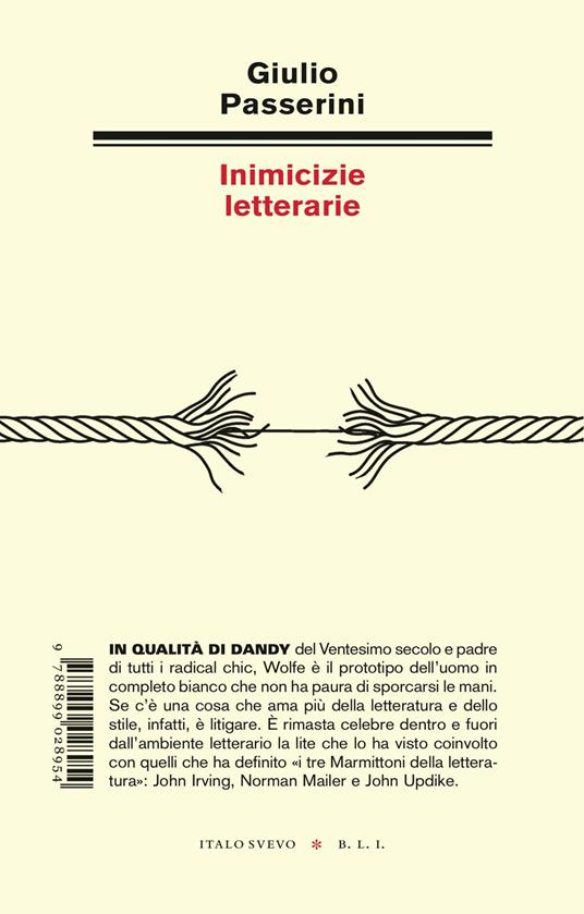 Inimicizie letterarie - Giulio Passerini - copertina