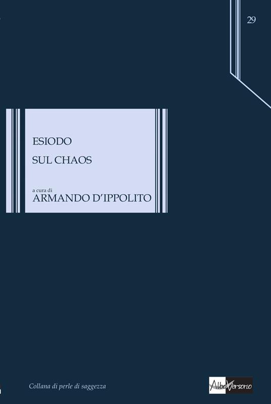 Sul Chaos - Esiodo - copertina