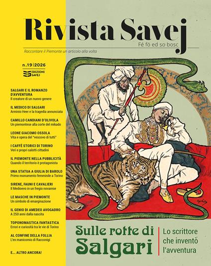 Rivista Savej. Raccontare il Piemonte un articolo alla volta (2026). Ediz. illustrata. Vol. 19 - copertina