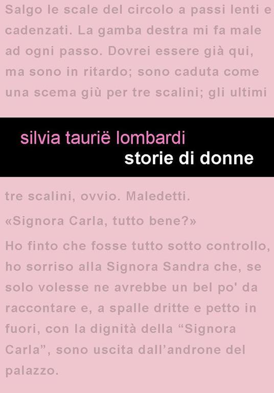 Storie di donne - Silvia Taurië Lombardi - copertina