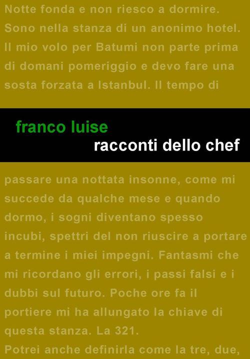 Racconti dello chef - Franco Luise - copertina