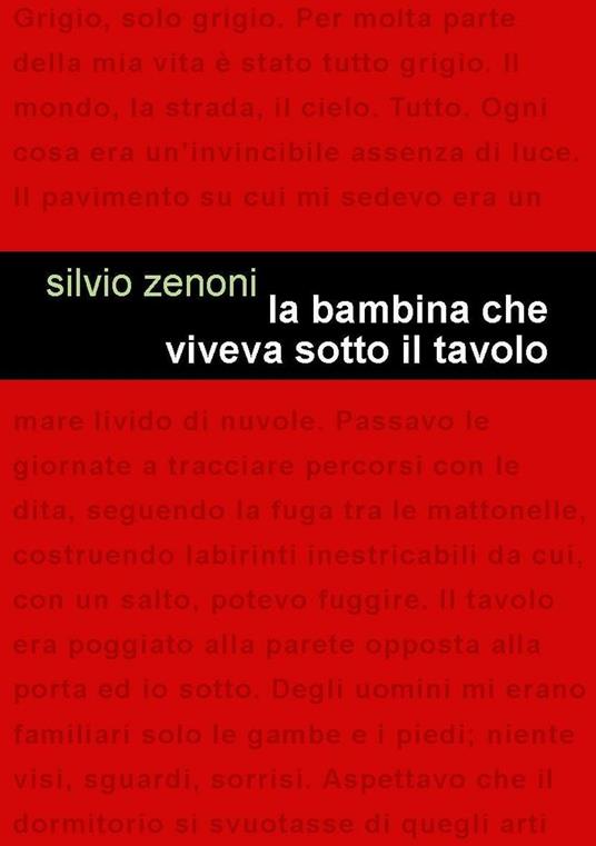 La bambina che viveva sotto il tavolo - Silvio Zenoni - copertina