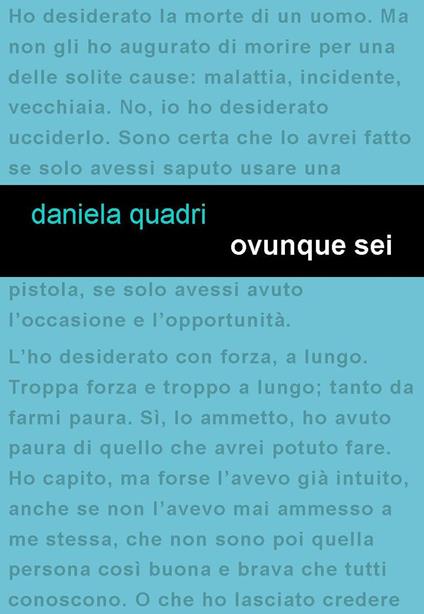 Ovunque sei - Daniela Quadri - copertina