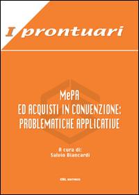 MePA ed acquisti in convenzione. Problematiche applicative - copertina