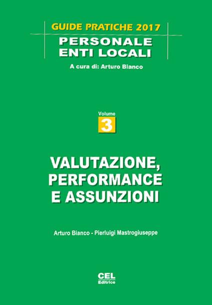 Valutazione, performance e assunzioni - Arturo Bianco,Pierluigi Mastrogiuseppe - copertina