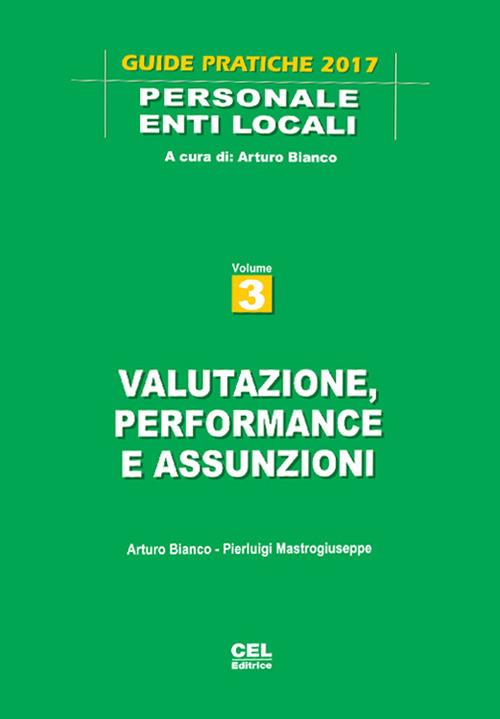 Valutazione, performance e assunzioni - Arturo Bianco,Pierluigi Mastrogiuseppe - copertina