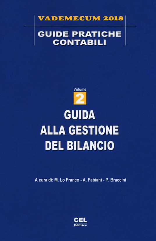 Guida alla gestione del bilancio. Vademecum 2018 - copertina