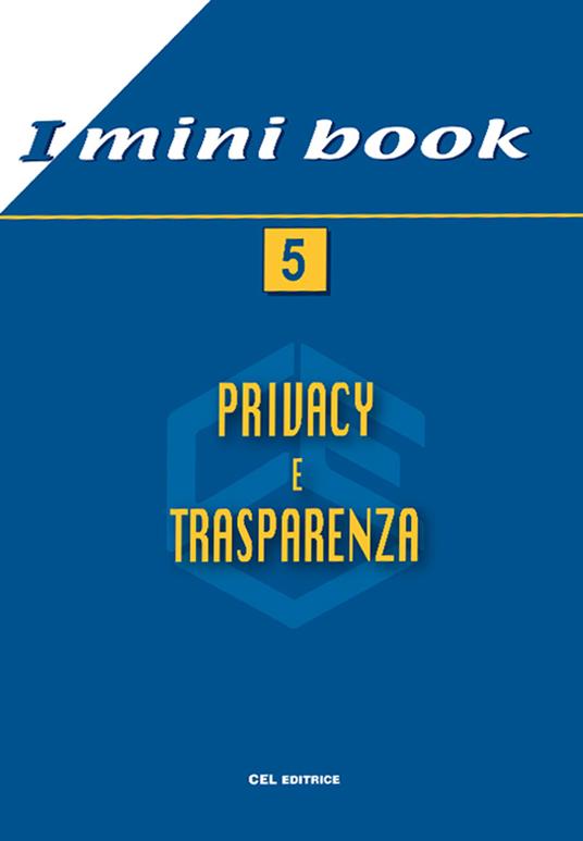 Privacy e trasparenza - copertina