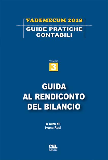 Guida al rendiconto del bilancio. Vademecum 2019. Vol. 3 - copertina