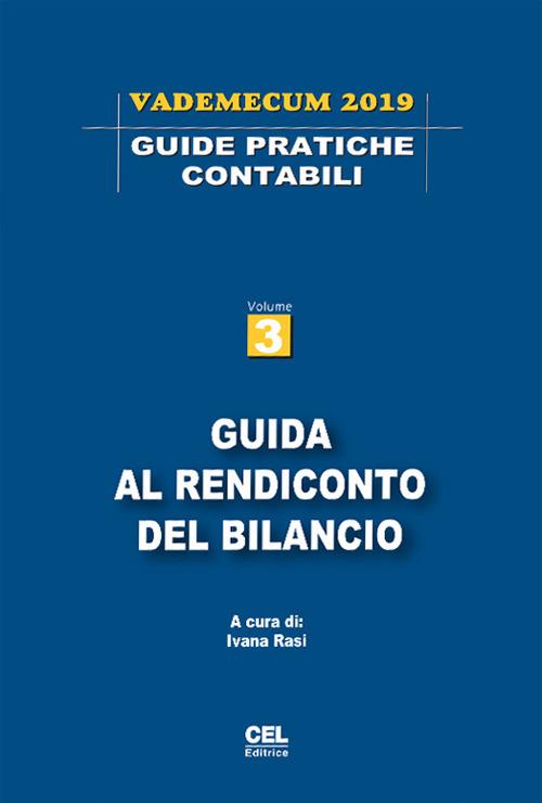 Guida al rendiconto del bilancio. Vademecum 2019. Vol. 3 - copertina