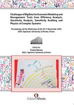 Challenges of big data for economic modeling and management. Tools from efficiency analysis, sensitivity analysis, sensitivity auditing and physics of complex system