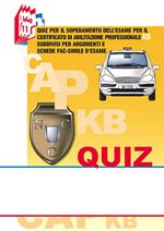 I quiz CAP-KB. Quiz per il superamento dell'esame per il certificato di abilitazione professionale KB suddivisi per argomenti e schede fac-simile d'esame