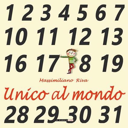 Unico al mondo - Massimiliano Riva - copertina