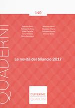 Le novità del bilancio 2017