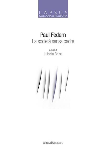 La società senza padre - Paul Federn - copertina