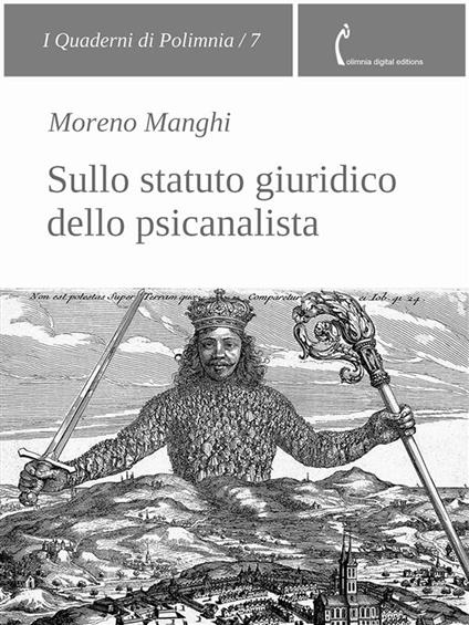 Sullo statuto giuridico dello psicanalista - Moreno Manghi - ebook