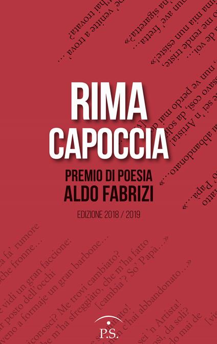 Rima capoccia. Premio di poesia Aldo Fabrizi. Edizione 2018/2019 - copertina