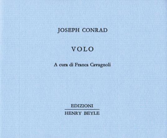 Volo - Joseph Conrad - copertina