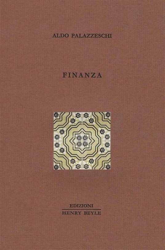 Finanza - Aldo Palazzeschi - copertina