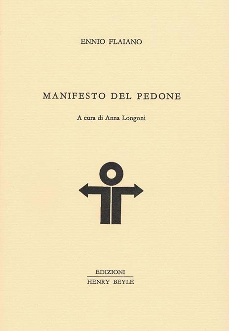 Manifesto del pedone - Ennio Flaiano - copertina