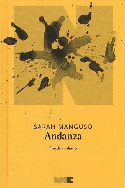 Andanza. Fine di un diario - Sarah Manguso - copertina