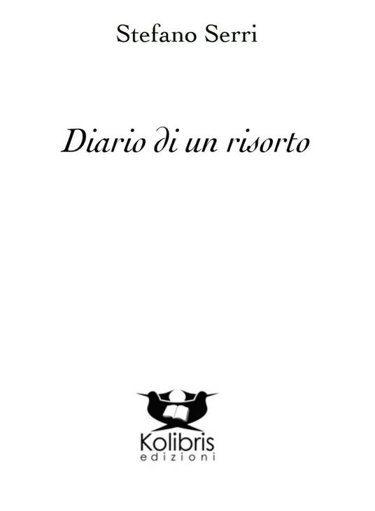 Diario di un risorto - Stefano Serri - copertina