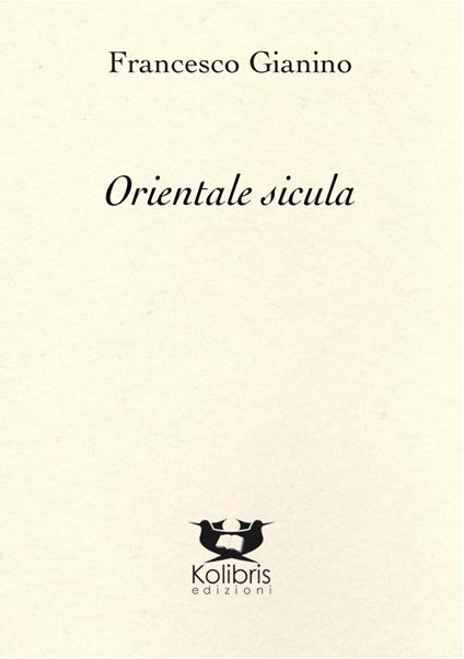 Orientale sicula - Francesco Gianino - copertina