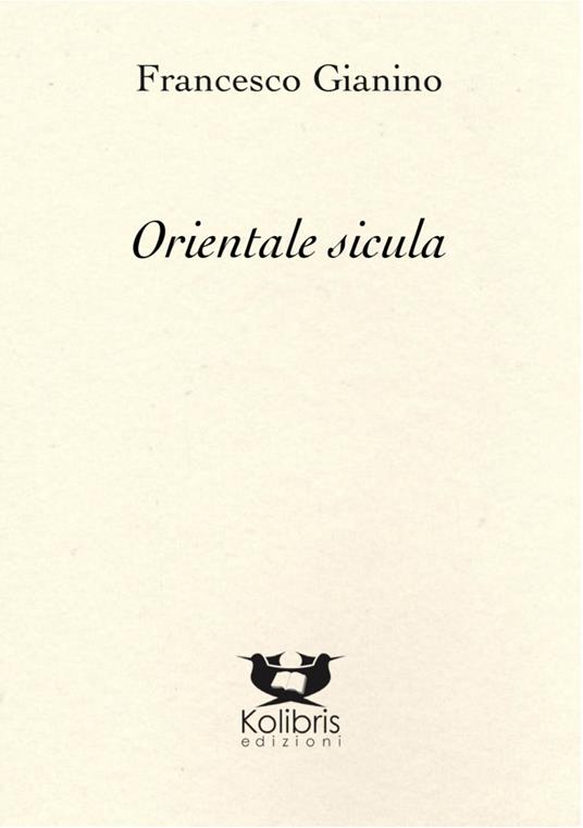 Orientale sicula - Francesco Gianino - copertina
