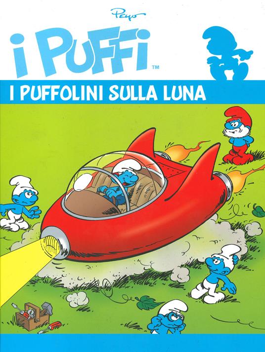 I puffi. L'integrale. Vol. 32: puffolini sulla luna, I. - Peyo - copertina