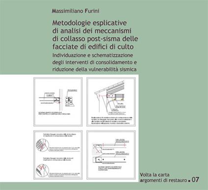 Metodologie esplicative di analisi dei meccanismi di collasso post-sisma delle facciate di edifici di culto. Individuazione e schematizzazione degli interventi di consolidamento e riduzione della vulnerabilità sismica - Massimiliano Furini - copertina