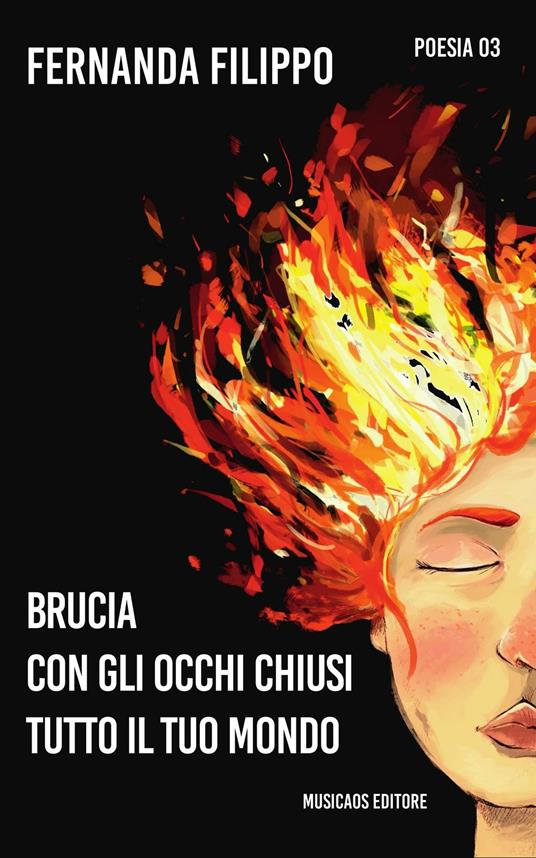 Brucia con gli occhi chiusi tutto il tuo mondo - Fernanda Filippo - copertina