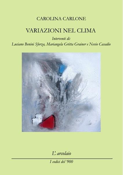 Variazioni nel clima - Carolina Carlone - copertina