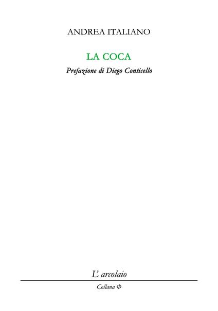 La coca - Andrea Italiano - copertina