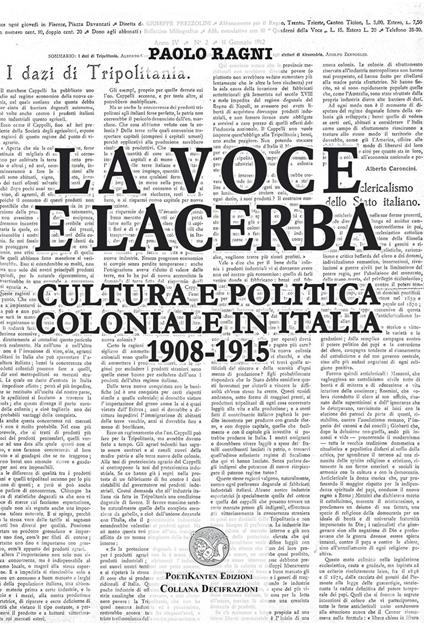 La Voce e Lacerba. Cultura e politica coloniale in Italia (1908-1915) - Paolo Ragni - copertina