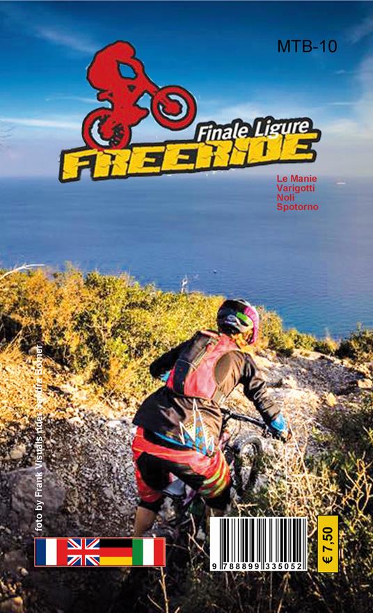 MTB-10 Finale ligure, Varigotti, Le Manie, Noli e Spotorno 1:12.500 - Stefano Tarantino - copertina