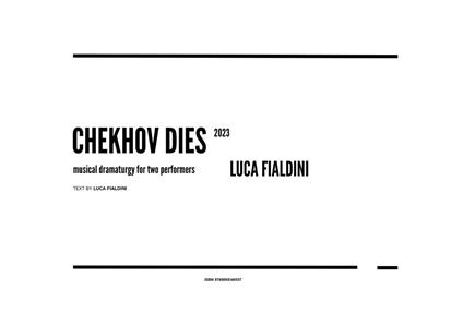 Chekhov dies - Luca Fialdini - ebook