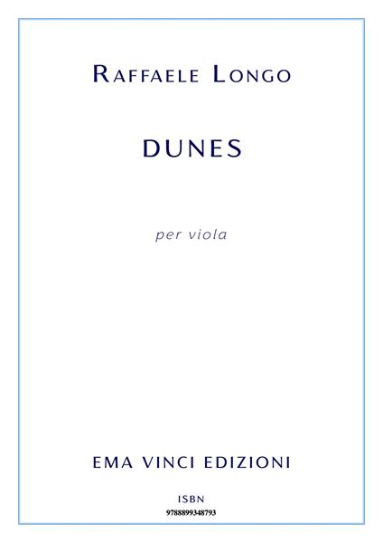 Dunes. Per viola. Spartito - Raffaele Longo - ebook
