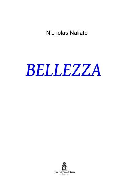 Bellezza - Nicholas Naliato - copertina