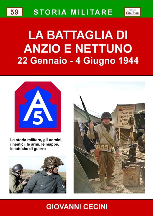 La Battaglia di Anzio e Nettuno. 22 gennaio-4 giugno 1944 - Giovanni Cecini - copertina
