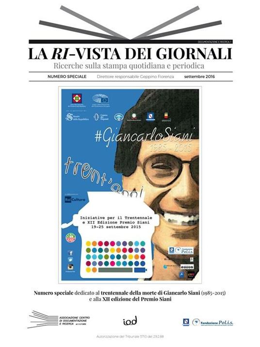 La ri-vista dei giornali. Ricerche sulla stampa quotidiana e periodica. Giancarlo Siani (1985-2015) trent'anni - Geppino Fiorenza - ebook