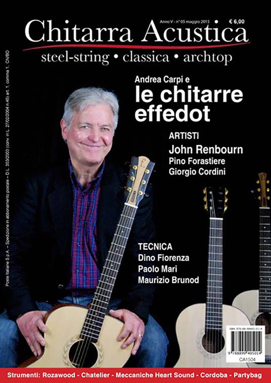 Chitarra acustica. Maggio 2015 - copertina