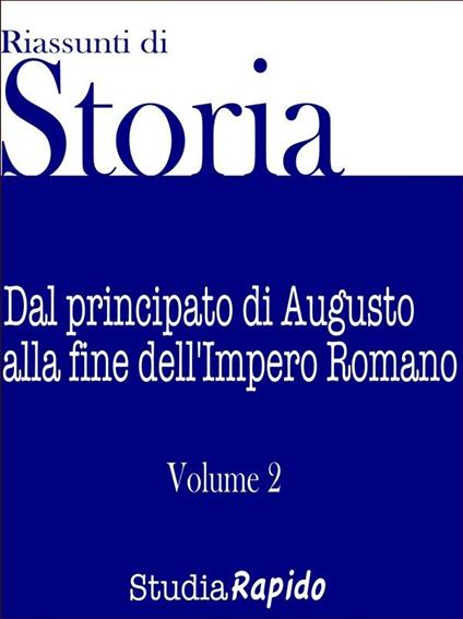 Riassunti di storia. Vol. 2 - Studia Rapido - ebook