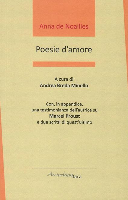 Poesie d'amore - Anna De Noailles - copertina