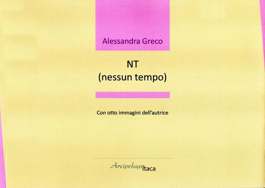 NT (nessun tempo) - Alessandra Greco - copertina