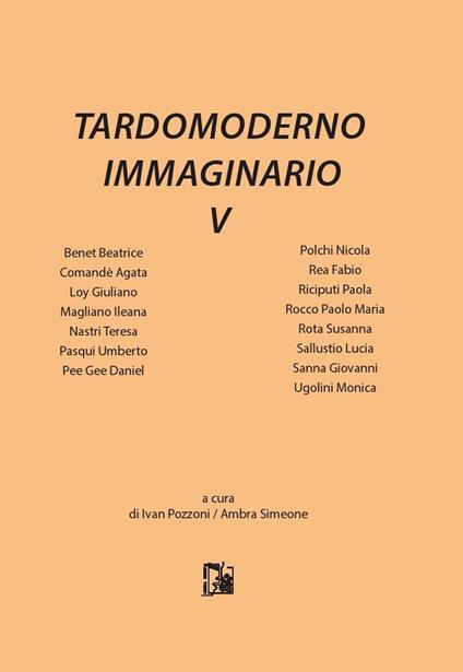 Tardomoderno immaginario. Vol. 5 - copertina